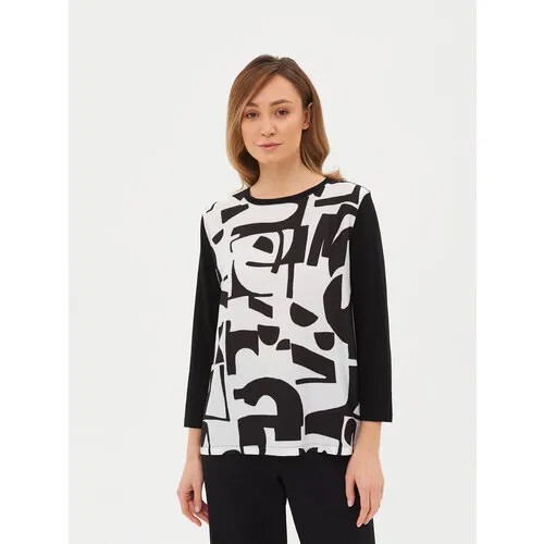Лонгслив Gerry Weber, размер 40 GER, черный, белый