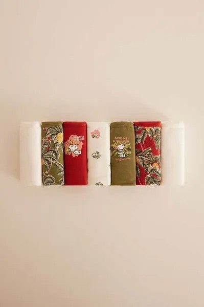 Хлопковые трусы, 7 шт. women'secret, мультиколор