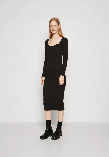 Платье из джерси ONLALLI DRESS  ONLY Tall, черный