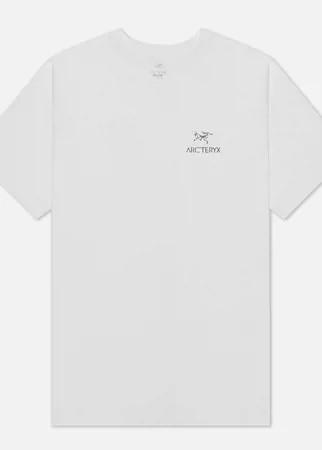 Мужская футболка Arcteryx Emblem SS, цвет белый, размер XXL