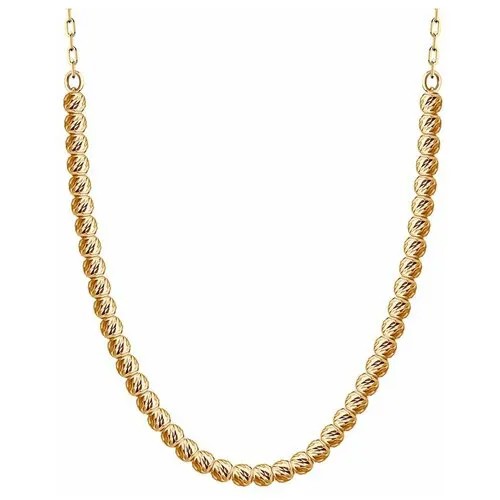 Колье Diamant, красное золото, 585 проба, длина 45 см.