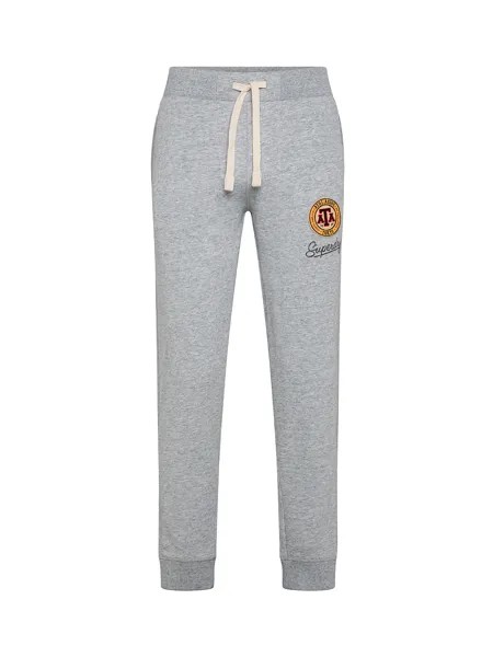 Брюки-джоггеры с эмблемой и логотипом Superdry, серый