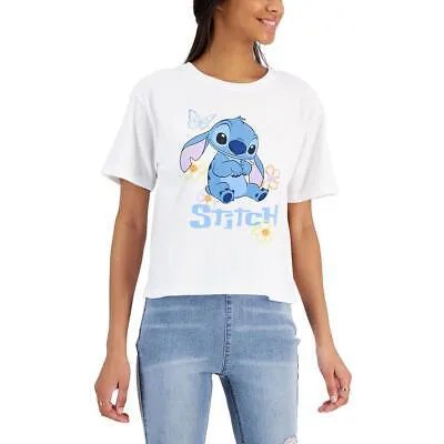 Женская укороченная футболка Disney с круглым вырезом и рисунком BHFO 7179
