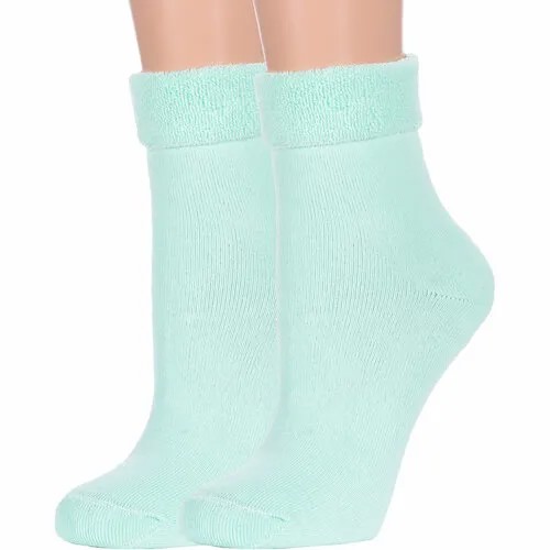Носки PARA socks, 2 пары, размер 23, бирюзовый