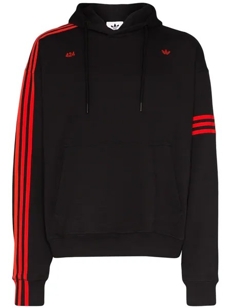 Adidas by 424 худи с вышитым логотипом из коллаборации с 424