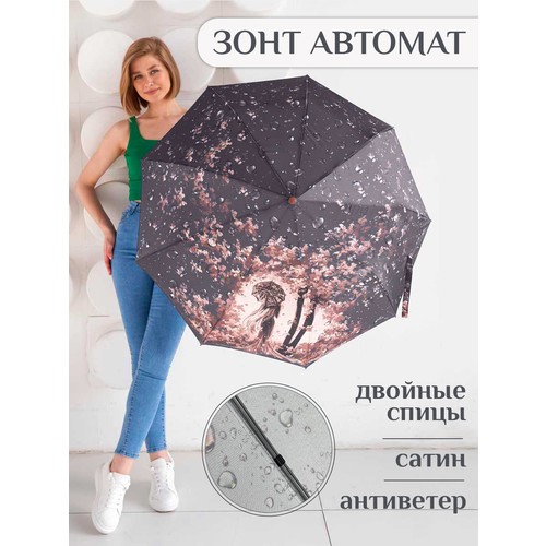 Зонт Popular, коричневый