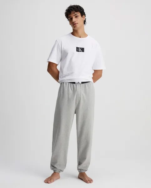 Мужские однотонные спортивные брюки Calvin Klein, серый