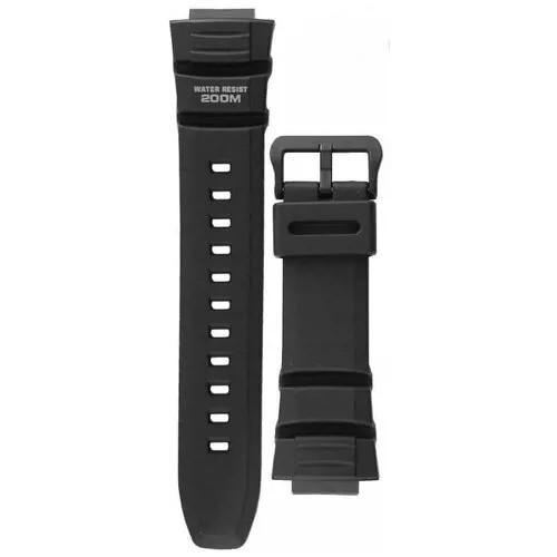 Ремешок CASIO, застежка пряжка, гипоаллергенный, черный