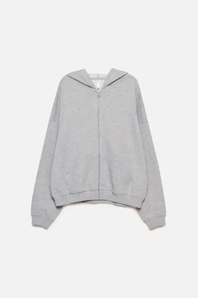 Худи-зипка oversize домашняя с капюшоном
