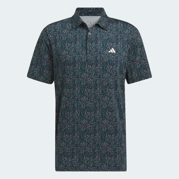 Рубашка поло с принтом Ultimate365 Power Grid Adidas, цвет Collegiate Navy