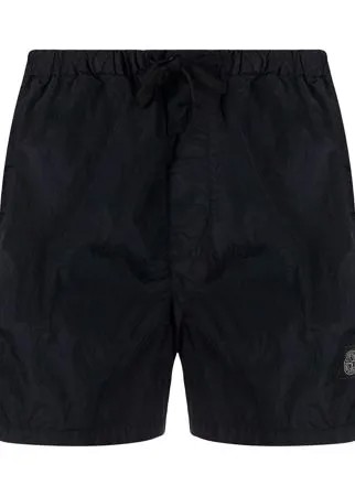 Stone Island плавки-шорты с нашивкой-логотипом