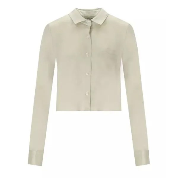 Футболка dafne menta cropped shirt Cruna, бежевый