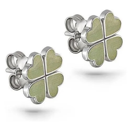 Серьги пусеты KABAROVSKY, серебро, 925 проба