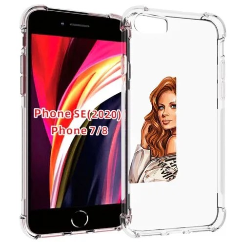 Чехол MyPads Бежевая-куртка женский для iPhone 7 4.7 / iPhone 8 / iPhone SE 2 (2020) / Apple iPhone SE3 2022 задняя-панель-накладка-бампер