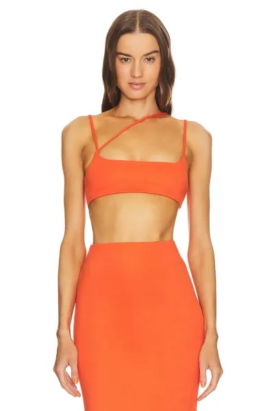 Топ Michael Costello x REVOLVE Amira Crop, оранжевый