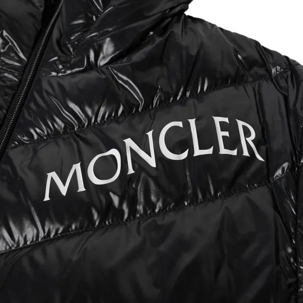 Moncler Shama Утепленная куртка с логотипом, черный