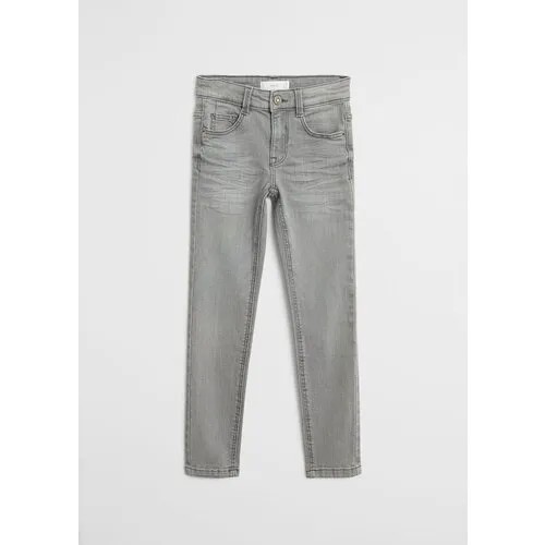 Джинсы  MANGO Slim8, размер 134, серый