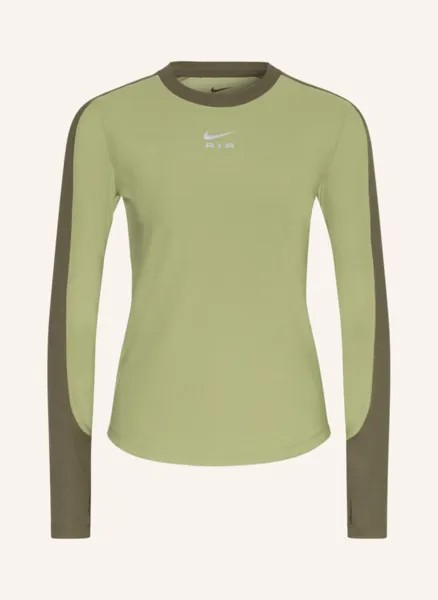 Лонгслив женский Nike 1001362405 зеленый XS