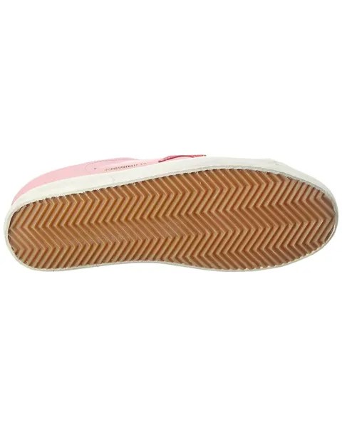 Кожаные кроссовки Golden Goose Superstar Sabot, розовый