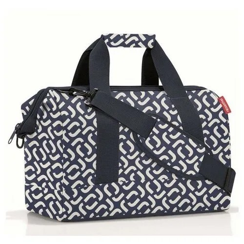 Сумка дорожная женская Reisenthel Allrounder M Signature Navy MS4073, мужская, для вещей, для путешествий, большая