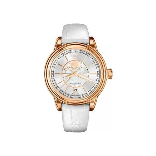 Наручные часы Aviator Douglas MoonFlight V.1.33.2.251.4, золотой, белый