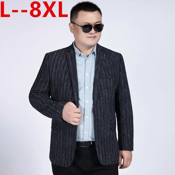 Новинка 6XL 10XL бренд 8XL Мужская 2020 весна осень мужской Английский Костюм Платье приталенный свадебный смокинг официальная одежда блейзеры му...