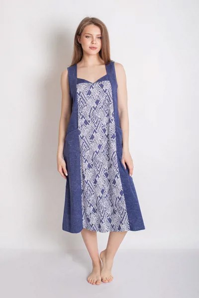 Платье женское LikaDress 18-1640 синее 58 RU