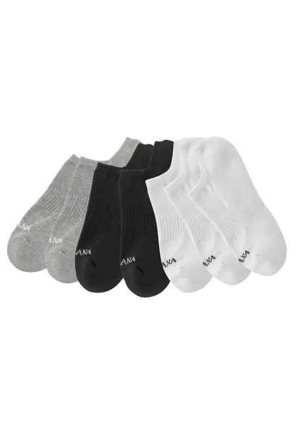 Носки-кеды LASCANA ACTIVE (упаковка 7 пар), махровые, белый