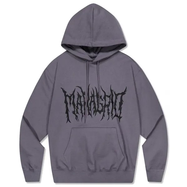 ХУДИ С ЛОГОТИПОМ MAHAGRID GOTH ФИОЛЕТОВЫЙ(MG2DSMM406A)