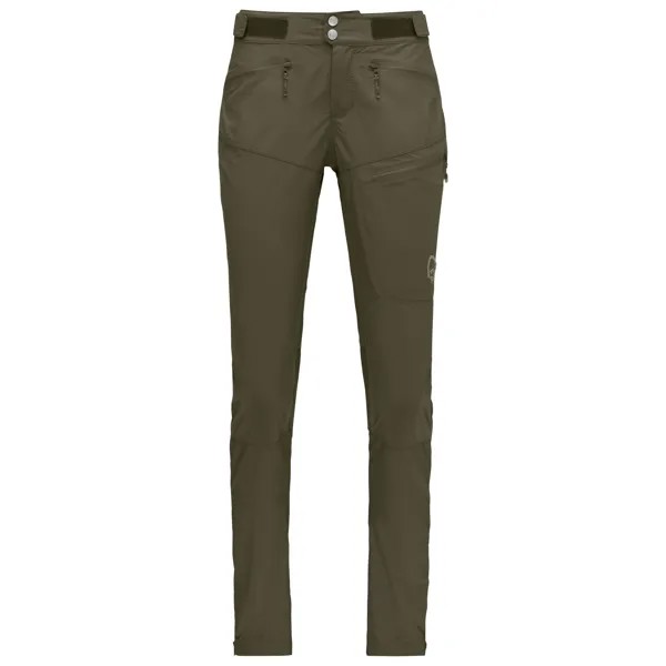 Трекинговые брюки Norrøna Women's Femund Flex1 Lightweight, цвет Olive Night