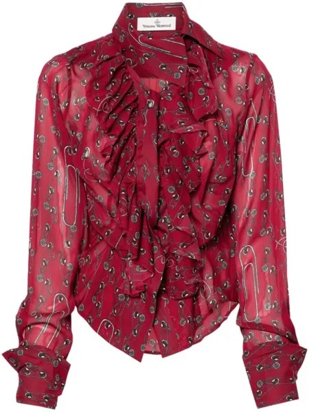 Vivienne Westwood рубашка волшебника, красный