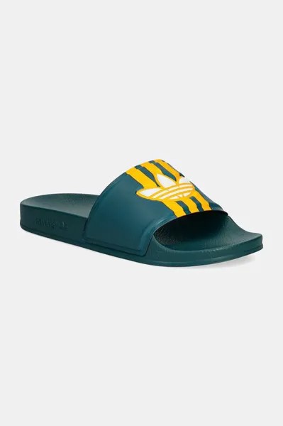 Шлепанцы Adilette adidas Originals, зеленый
