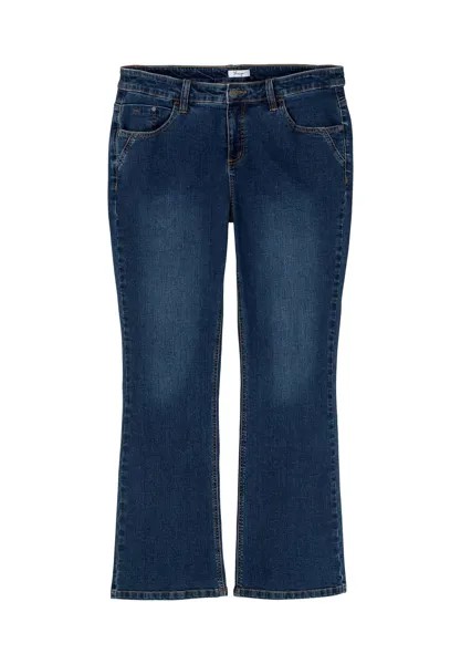 Джинсы Bootcut SUSANNE идеальны для обладательниц большого живота и узких ног sheego, цвет Dark Blue Denim