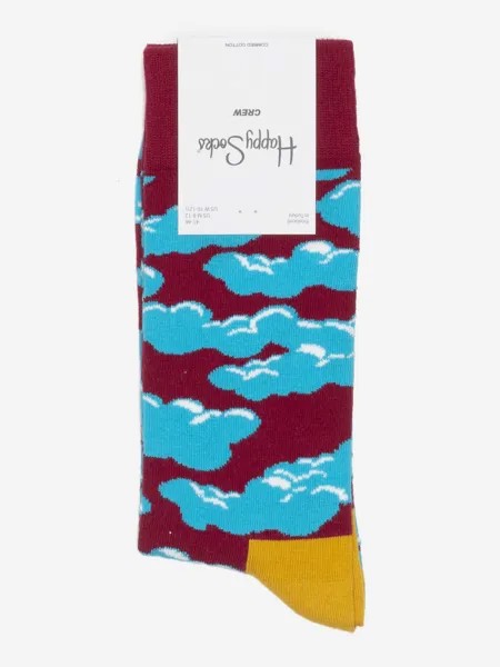 Носки с рисунками Happy Socks - Under The Clouds, Красный