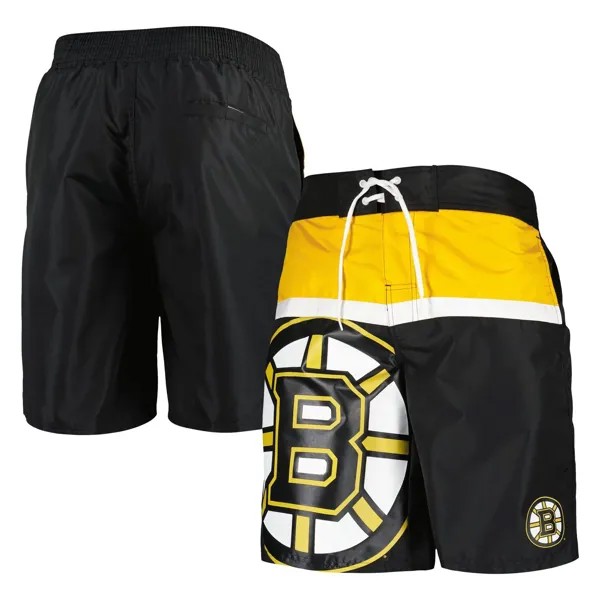 Мужские начальные черные плавки Boston Bruins Sea Wind Starter