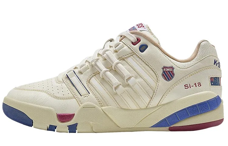Кроссовки KSWISS Si-18 Skateboarding Shoes Women's Low-top Beige, цвет Precise