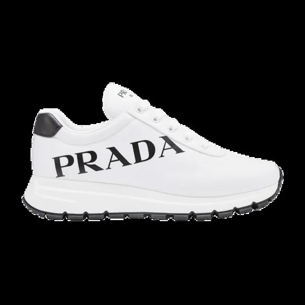 Кроссовки Prada Prax 01 Re-Nylon 'Logo Print - White', белый