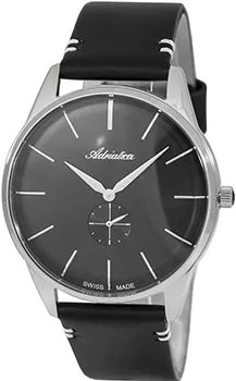 Швейцарские наручные  мужские часы Adriatica 8264.5216Q. Коллекция Twin