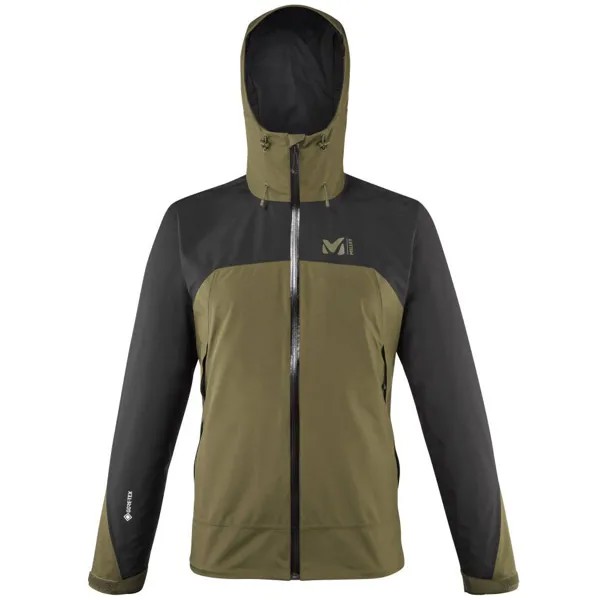 Куртка Millet Grands Montets II Goretex Full Zip Rain, черный