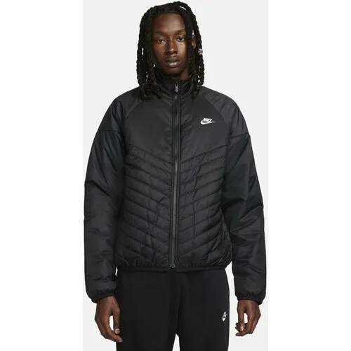 Куртка спортивная NIKE M NK WR TF MIDWEIGHT PUFFER, размер M, чёрный