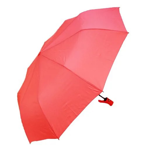 Зонт Lantana Umbrella, полуавтомат, 3 сложения, купол 102 см., 9 спиц, система «антиветер», чехол в комплекте, для женщин, розовый