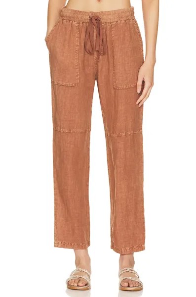 Брюки Bella Dahl Utility Waist Trouser, цвет Terracotta Brown