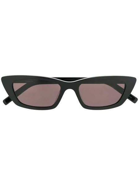 Saint Laurent Eyewear солнцезащитные очки в массивной оправе