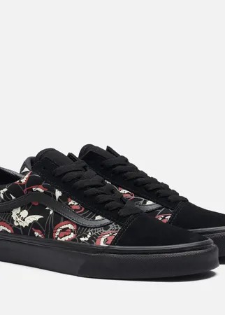 Мужские кеды Vans Old Skool Glow Frights, цвет чёрный, размер 43 EU