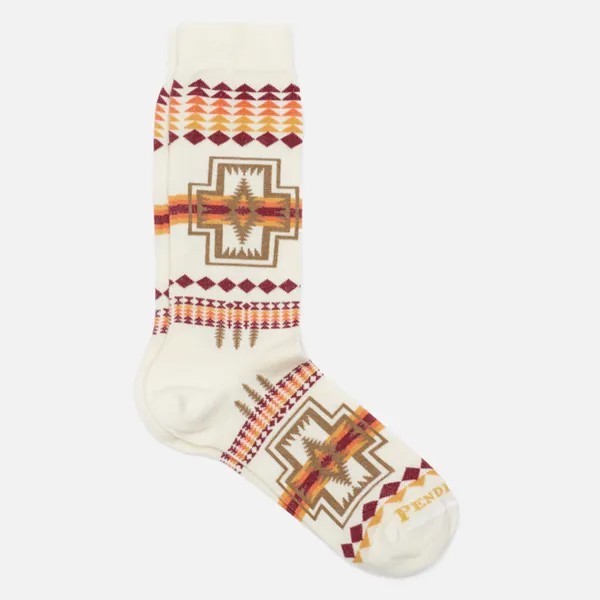 Носки Pendleton Harding Crew белый, Размер 38-42 EU