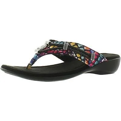 Minnetonka Womens Silverthorne Slip On Slides Thong Sandals Shoes BHFO 0754