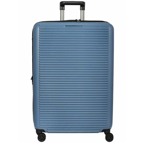 Чемодан Mandarina Duck, 90 л, черный, синий