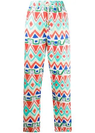 Mira Mikati брюки прямого кроя с геометричным принтом