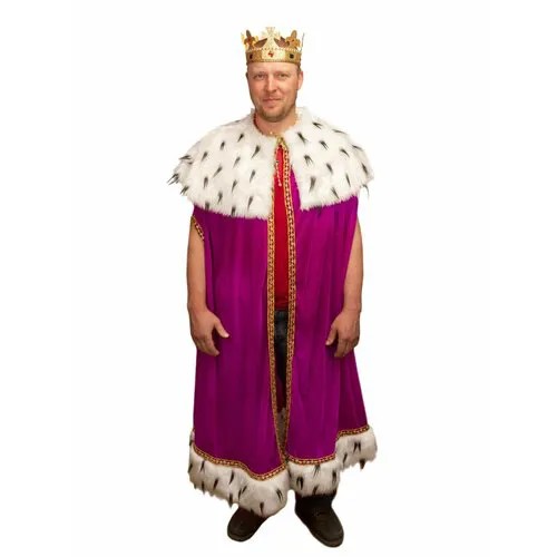 Взрослый карнавальный костюм EC-201048 Королевская мантия