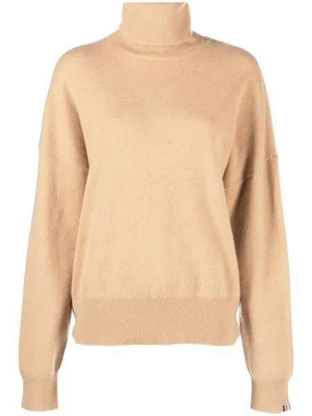 Extreme cashmere кашемировый джемпер Jill с высоким воротником, нейтральный цвет